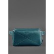 Кожаная поясная сумка Dropbag Maxi зеленая Krast - BN-BAG-20-malachite BlankNote