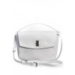 Жіноча шкіряна міні-сумка Eve біла флотар - TW-Iv-white-flo BlankNote