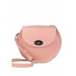 Жіноча шкіряна сумка Кругла рожева - TW-RoundBag-pink-ksr The Wings