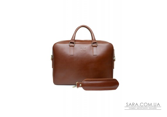 Кожаная деловая сумка Briefcase 2.0 светло-коричневый - TW-Briefcase-2-kon-ksr The Wings