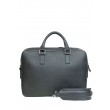 Кожаная деловая сумка Briefcase 2.0 черный флотар - TW-Briefcase-2-black-flo The Wings