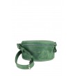 Кожаная поясная сумка зеленая винтажная - TW-BeltBag-green-crz The Wings