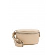 Шкіряна поясна сумка Explorer S бежева флотар - TW-Explorer-S-beige-flo The Wings