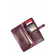 Шкіряне портмоне Medium Purse бордовий - TW-Medium-mars-ksr The Wings