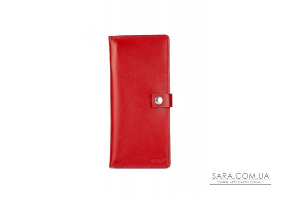 Кожаное портмоне Medium Purse красный - TW-Medium-red-ksr The Wings