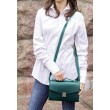 Женская кожаная сумка-кроссбоди Lola зеленая - BN-BAG-35-malachite BlankNote