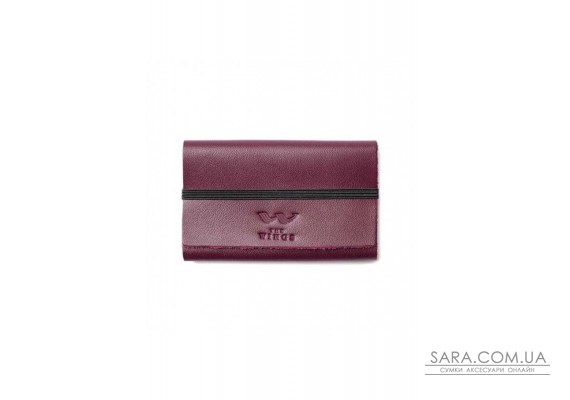 Шкіряний кардхолдер 3.0 бордовий - TW-CardHolder-3-mars-ksr The Wings