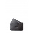 Кожаный кардхолдер Pocket черный - TW-CardHolder-Poc-black-ksr The Wings