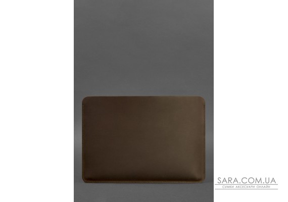 Горизонтальний шкіряний чохол для MacBook Air / Pro 13 '' Темно-коричневий - BN-GC-10-o BlankNote
