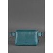 Кожаная поясная сумка Dropbag Mini зеленая - BN-BAG-6-malachite BlankNote