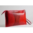 Женский клатч кожаный K010203-red кайман красный