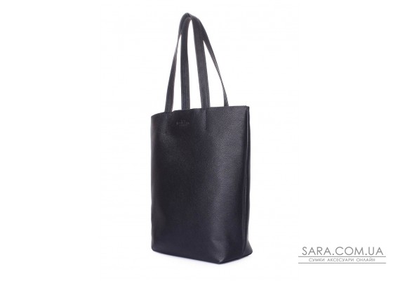 Шкіряна сумка-шоппер Iconic (iconic-black)