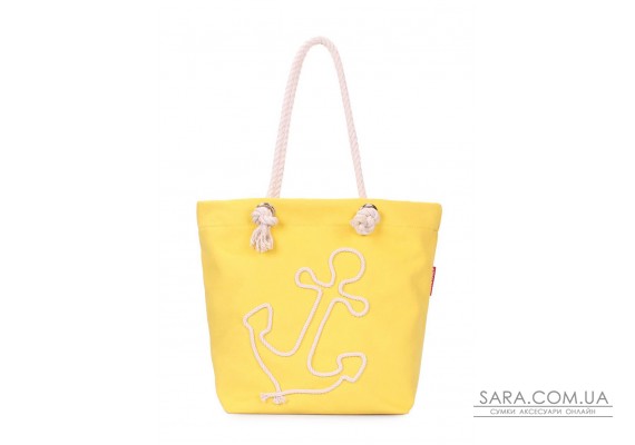 Літня сумка з якорем POOLPARTY (anchor-oxford-yellow)