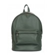 Шкіряний рюкзак POOLPARTY (backpack-leather-darkgreen)