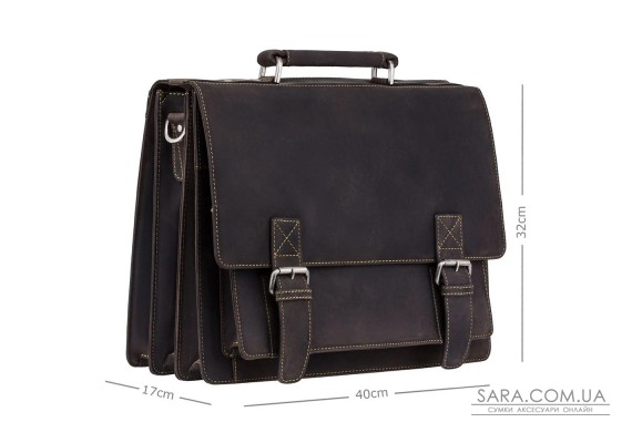 Портфель мужской Visconti 16055XL Hercules (Oil Brown)