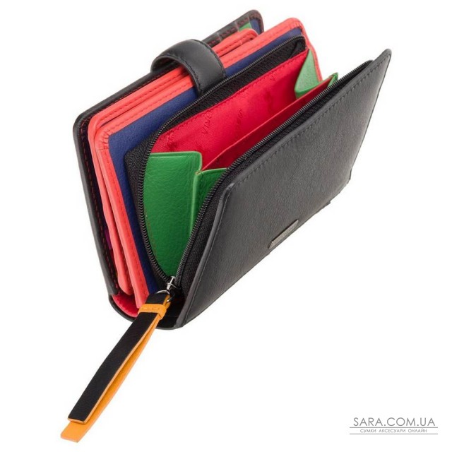 Кошелек женский Visconti LV4 Crush c RFID (Black-Multi Love) Кошелек женский Visconti LV4 Crush c RFID (Black-Multi Love)