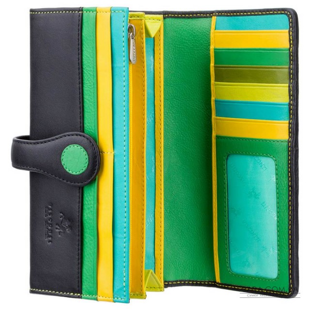 Кошелек женский Visconti P2 Neptune c RFID (Lily Pad) Кошелек женский Visconti P2 Neptune c RFID (Lily Pad)