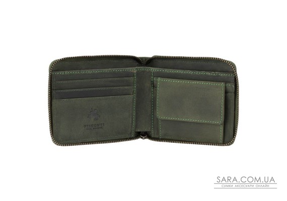 Кошелек мужской Visconti 702 Bullet (Oil Green)