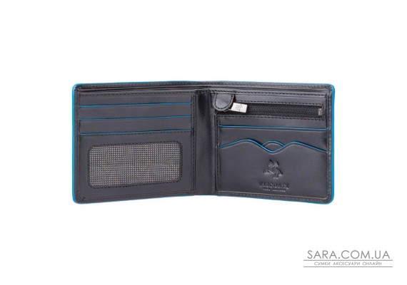 Гаманець чоловічий Visconti ALP85 Ozwald з RFID (Italian Black)