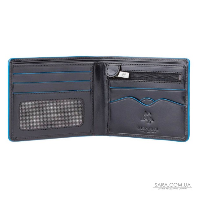 Гаманець чоловічий Visconti ALP85 Ozwald з RFID (Italian Black) Гаманець чоловічий Visconti ALP85 Ozwald з RFID (Italian Black)