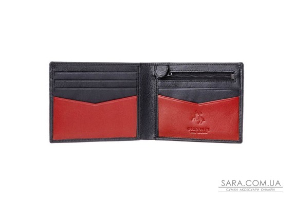 Кошелек мужской Visconti VSL20 Sword c RFID (Black Red)