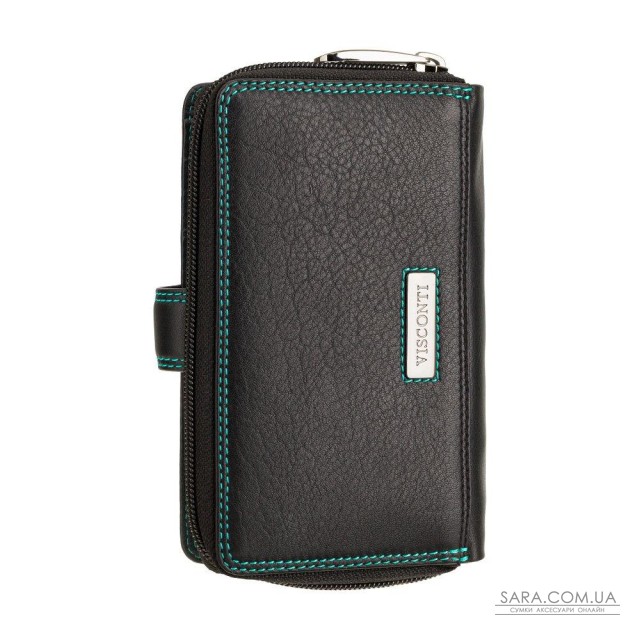 Кошелек женский Visconti R13 Carmelo c RFID (Black/Rhumba) Кошелек женский Visconti R13 Carmelo c RFID (Black/Rhumba)