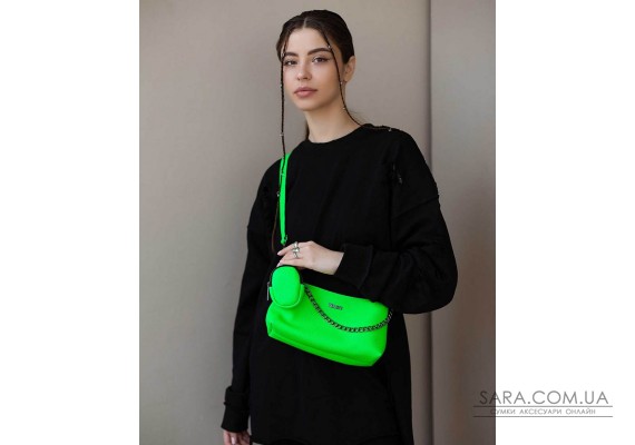 Жіноча сумка «Лойс» зелена WeLassie