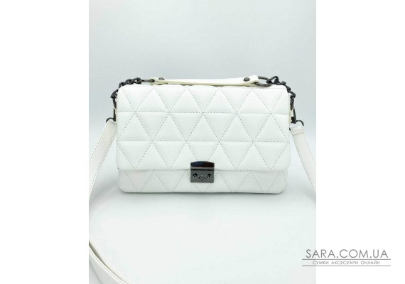 Женская сумка «Обри» белая WeLassie