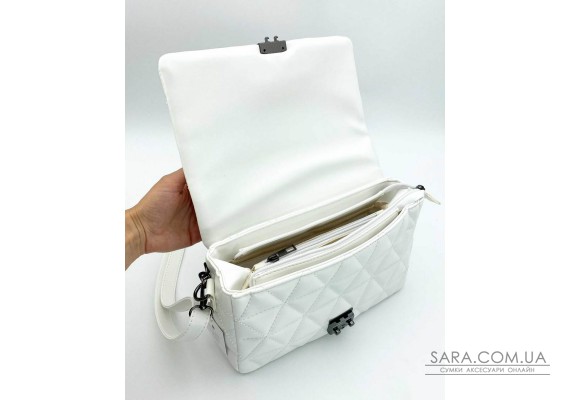Женская сумка «Обри» белая WeLassie