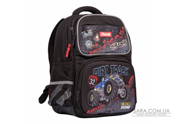 Рюкзак шкільний 1Вересня S-105 "Dirt Track", чорний (555098)