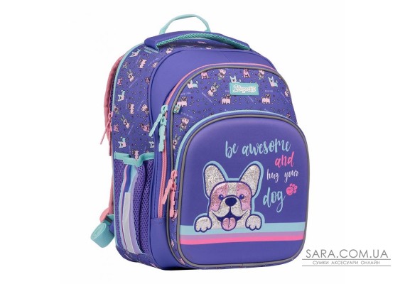 Рюкзак шкільний 1Вересня S-106 "Corgi", фіолетовий (552285)