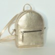 Женский кожаный рюкзак B020110-gold золотой