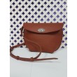 Сумка жіноча "Ліра" натуральна шкіра, гончарна глина плетінка Anko