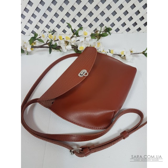 Сумка жіноча "Ліра" натуральна шкіра, гончарна глина клапан плетінка Anko Сумка жіноча "Ліра" натуральна шкіра, гончарна глина клапан плетінка Anko