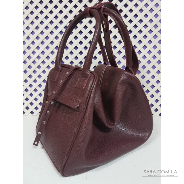 Сумка женская "Челси" натуральная кожа, бургунди флотар Anko Сумка женская "Челси" натуральная кожа, бургунди флотар Anko