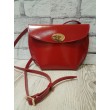 Сумка жіноча "Ліра" натуральна шкіра, червоний лак Anko