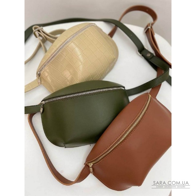 Жіноча сумка бананка (гладка) Astory Designer Bags Жіноча сумка бананка (гладка) Astory Designer Bags