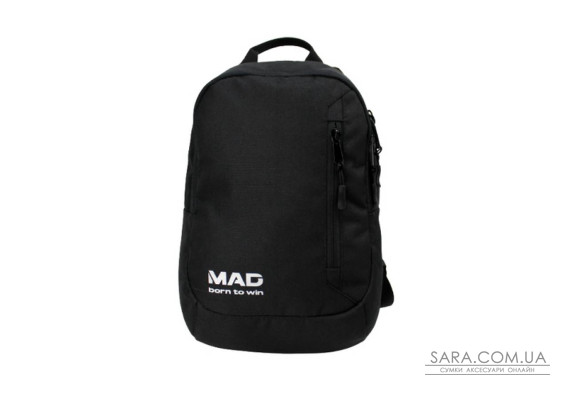 Flip - чорний тканинний рюкзак MAD