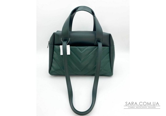 Жіноча сумка «Грейс» темно-зелена WeLassie