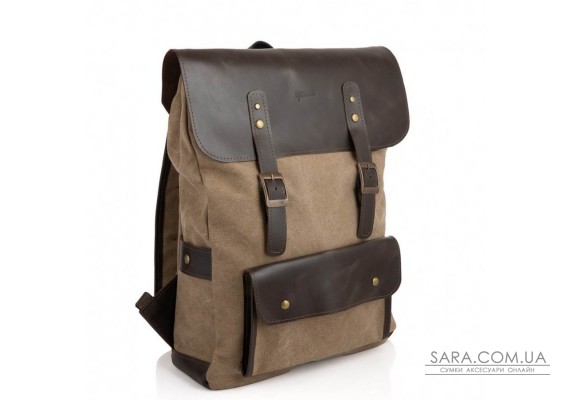 Рюкзак для ноутбука мікс парусину+шкіра RCs-9001-4lx бренду TARWA