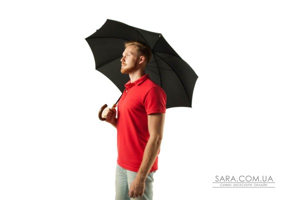 Парасолька-тростина чоловіча Fulton Consul G808 Black (Чорний)