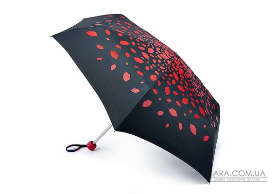 Парасолька жіноча Lulu Guinness by Fulton Minilite-2 L869 Raining Lips