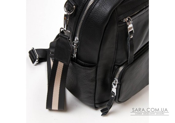 Сумка Женская Рюкзак кожа ALEX RAI 26-8905-9 black