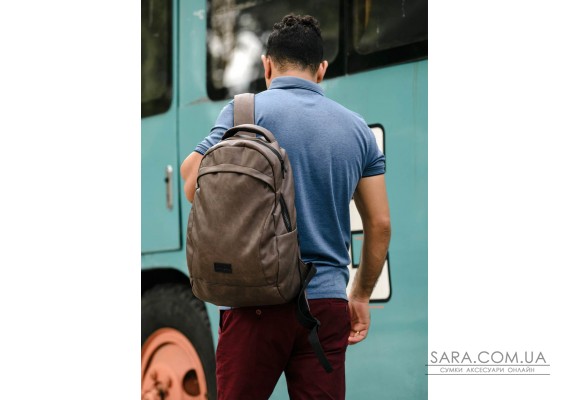 Чоловічий рюкзак Sambag Zard LZN коричневий нубук