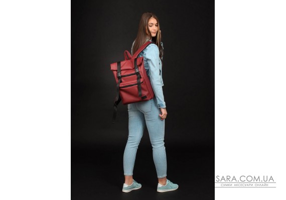 Женский рюкзак ролл Sambag RollTop Zard бордо