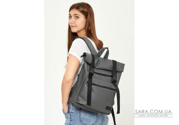 Жіночий рюкзак ролл Sambag  RollTop Zard графітовий