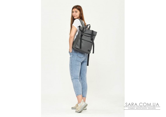 Женский рюкзак ролл Sambag RollTop Zard графитовый