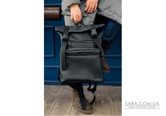 Жіночий рюкзак ролл Sambag RollTop Zard чорний