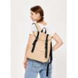 Жіночий рюкзак ролл Sambag RollTop Milton бежевий