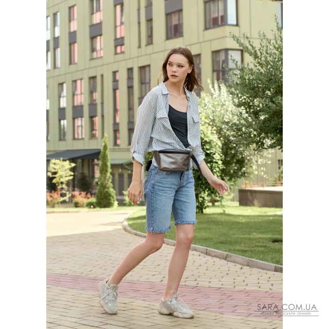 Сумка на пояс бананка Sambag Tirso MCT бите темно скло Сумка на пояс бананка Sambag Tirso MCT бите темно скло